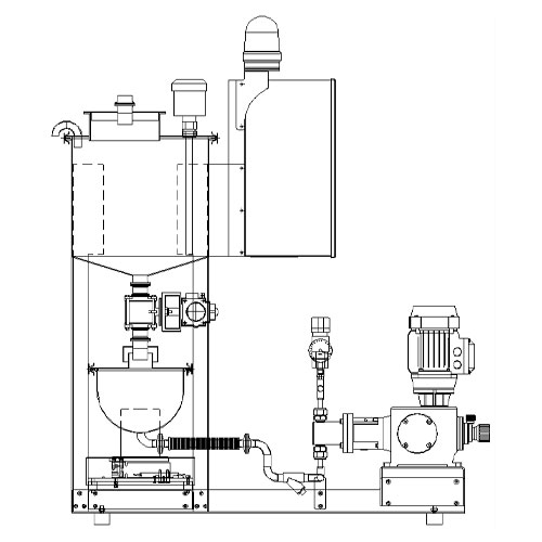 SS-1D Single Screw Loss-in-weight Feeder