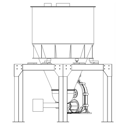 SS-1D Single Screw Loss-in-weight Feeder