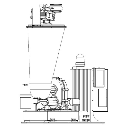 SS-1D Single Screw Loss-in-weight Feeder