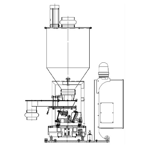 SS-1D Single Screw Loss-in-weight Feeder